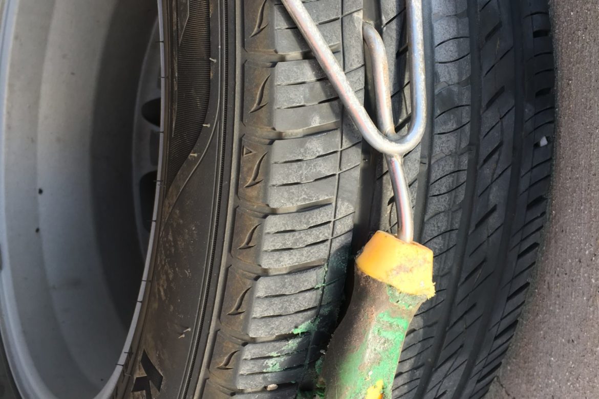 Funny Flat Tire